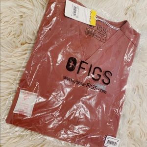 Figs Mauve Catarina - One-Pocket Scrub Top XXS